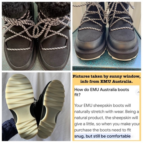 EMU Australia Blurred
Black / Australian sheepskin / Women's Boots / New in Box. - Picture 13 of 16